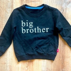 Toddler big brother crew neck